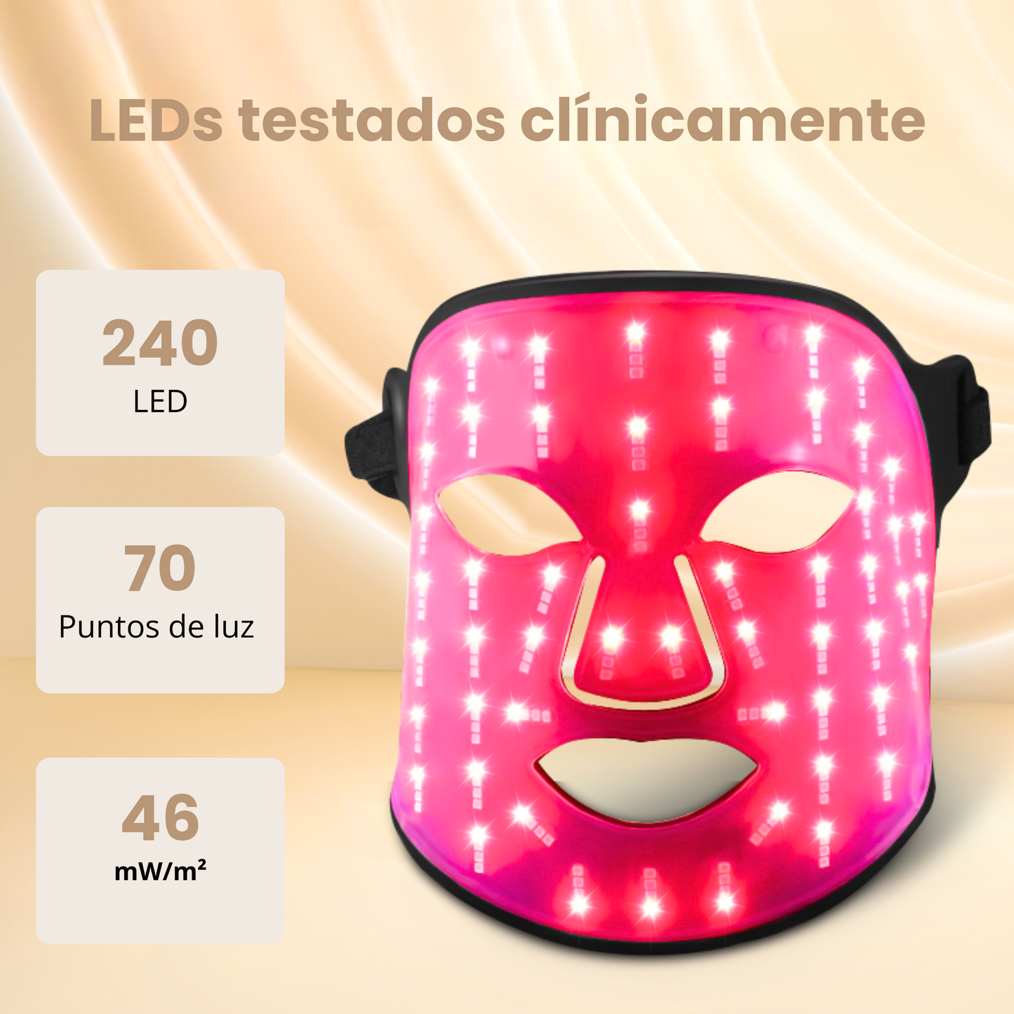 DermiGlow - Máscara LED Facial (ES)