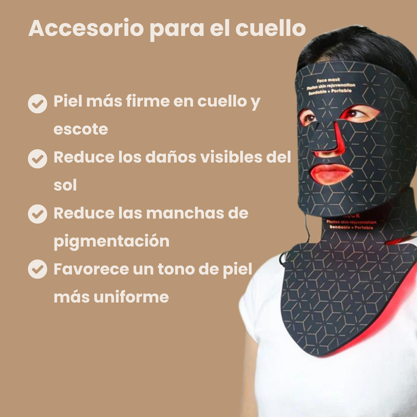DermiGlow - Máscara LED Facial (ES)