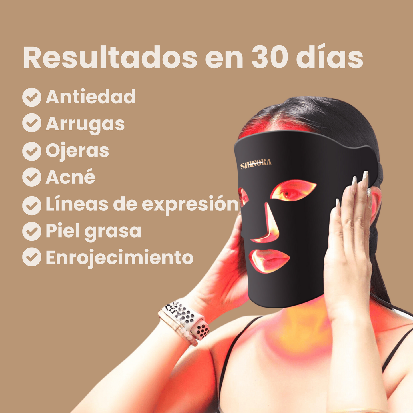 DermiGlow - Máscara LED Facial (ES)